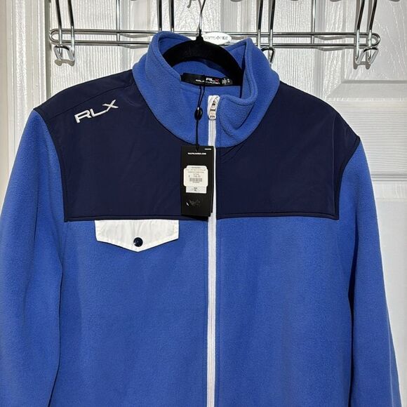 NWT RLX Ralph Lauren Fleece Mockneck Polar Full Zip Jacket size XL - Picture 3 of 15